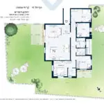 תכנית דירה - דירת גן מספר 2 | מגרש 326 | דגם 2 B