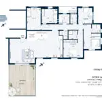 תכנית דירה - דירת גג מספר 8 | מגרש 326 | דגם B8