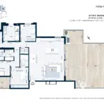 תכנית דירה - דירת פנטהאוז מספר 12 | מגרש 327 | דגם 12 C