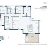 תכנית דירה - דירת גג מספר 7 | מגרש 329 | דגם E6